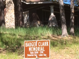 This gentleman stayed in Custer Park in this cabin and wrote poetry