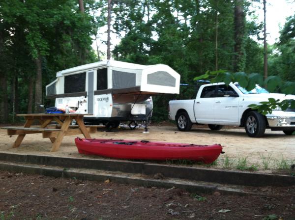 Three River State Park Sneads, Florida USA Camping HW296 Rockwood Popup