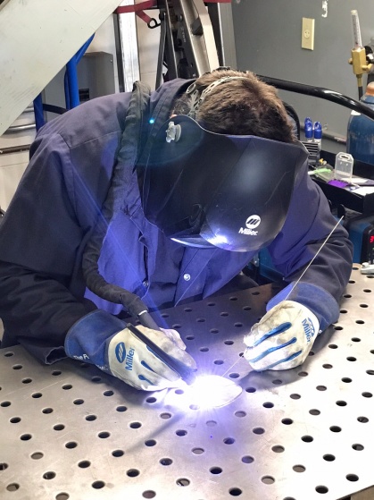 Tig welding stainless steel.