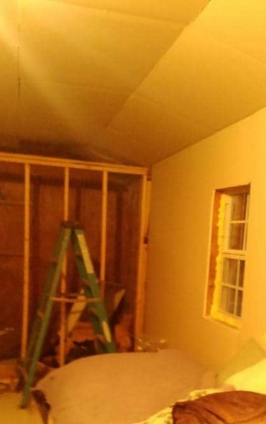 Tiny House Powder Room construction