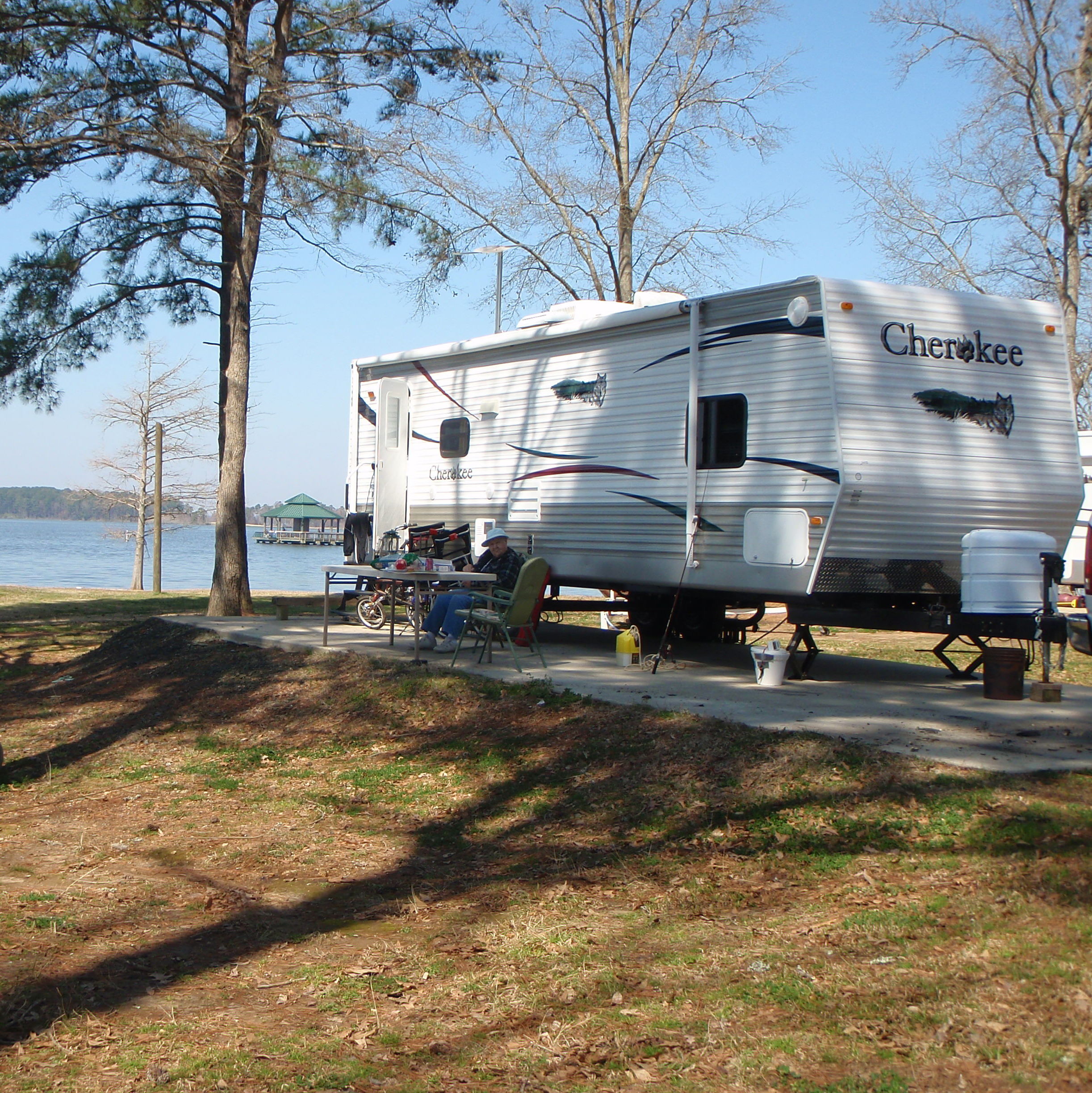 Toledo Bend 1 st trip new trailer,