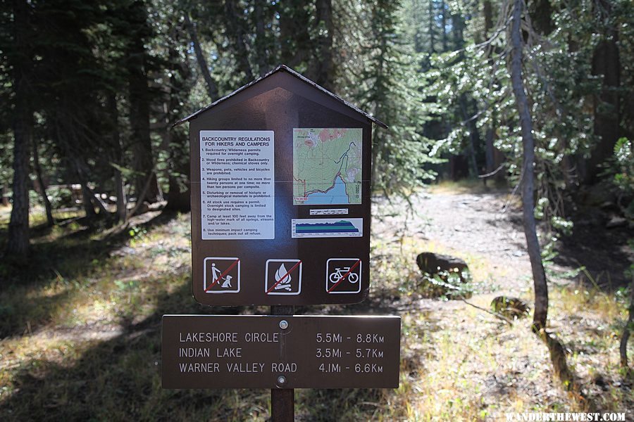 Trailhead is right in the campground