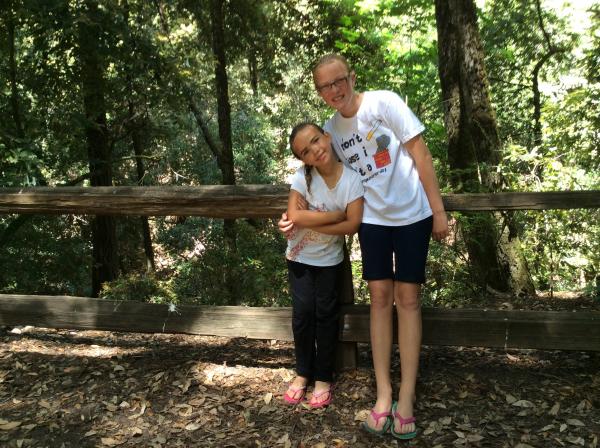 Travels with our grand-daughters, Portola SP, Ca. - 2016