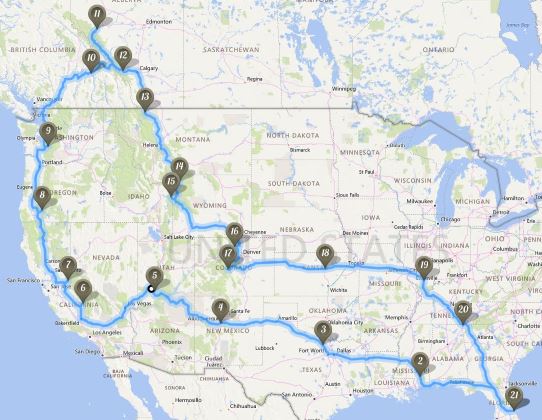 trip route