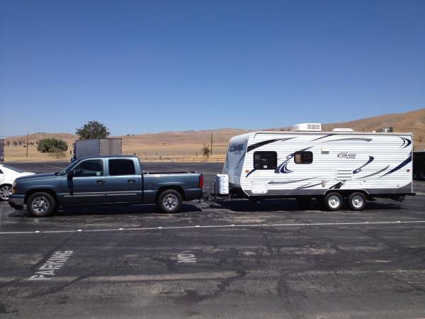 TV and Trailer together