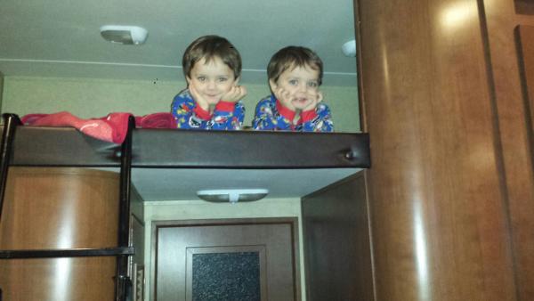 Twin 3 yr old grandson's