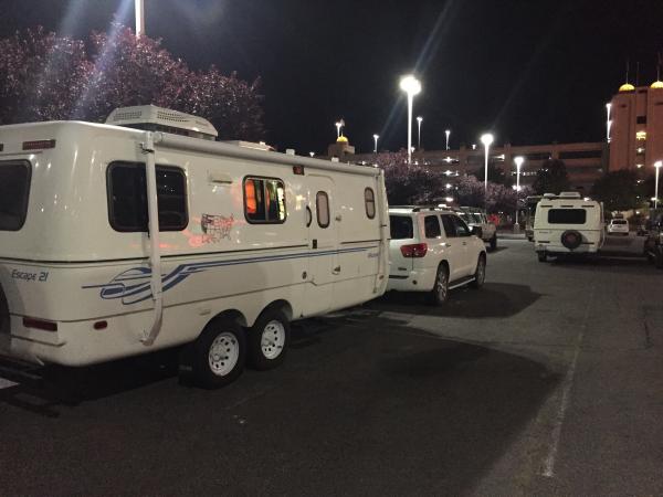 Two Escape 21's passing silently in the night at CircusCircus Reno, Nv