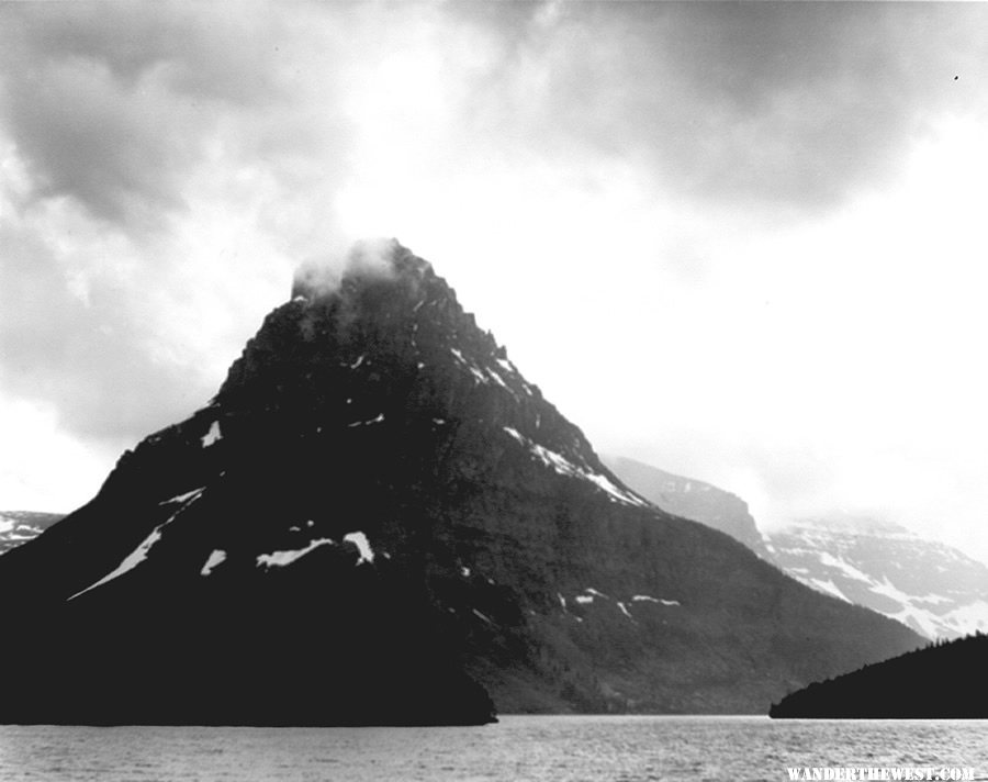 "Two Medicine Lake. Glacier National Park" by Ansel Adams, ca. 1933-1942