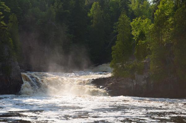 Two Steps Falls in Tettegouche State Park