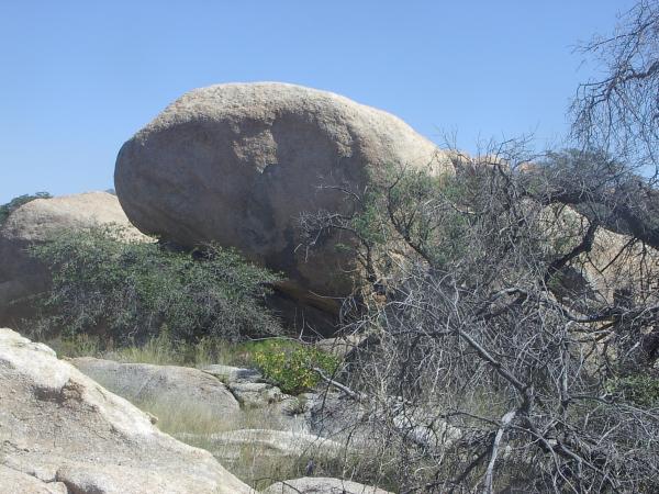 Unusual rock formations