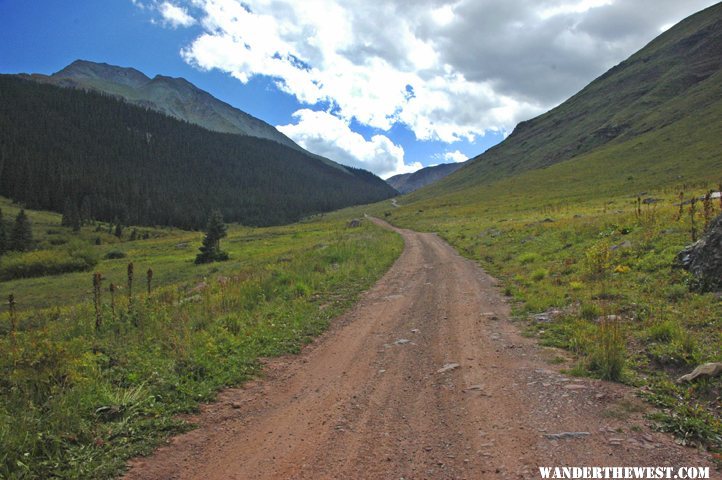 Up the Bandora Mine Road from the campground