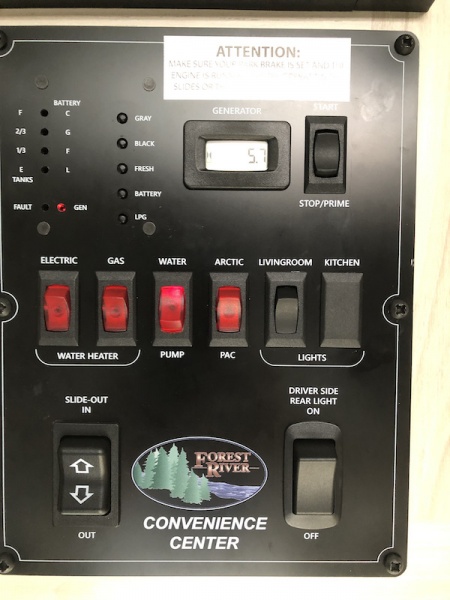 User control panel