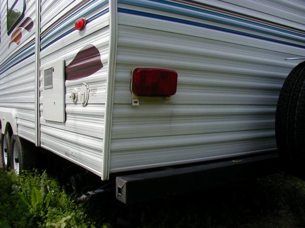 Vandalized Trailer Tail Light #2