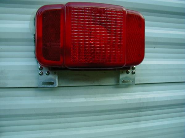 Vandalized Trailer Tail Light  Repaired #1