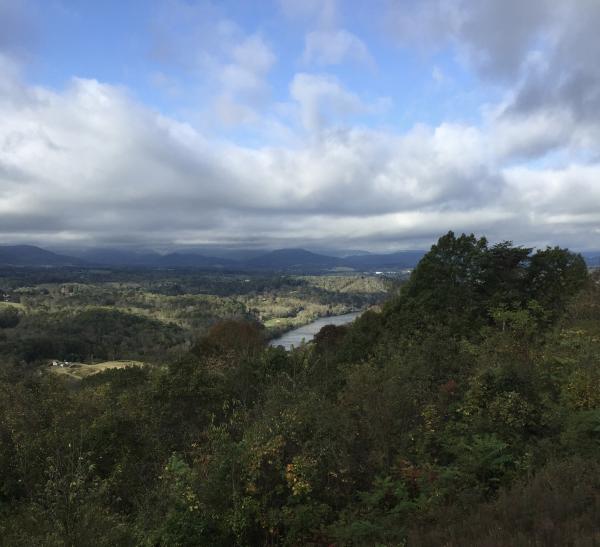 View from Campfire Lodgings