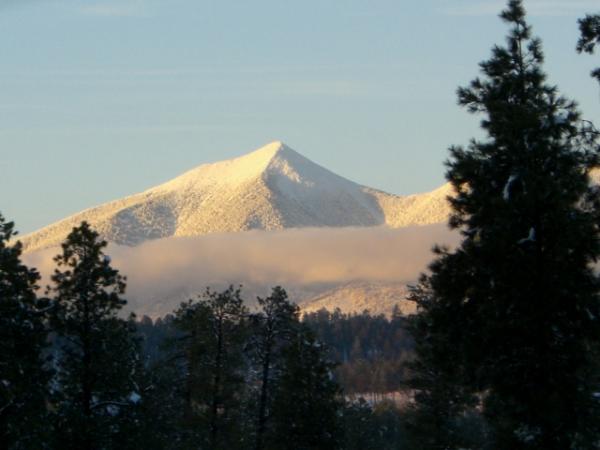 View from home of Mt. Humphreys