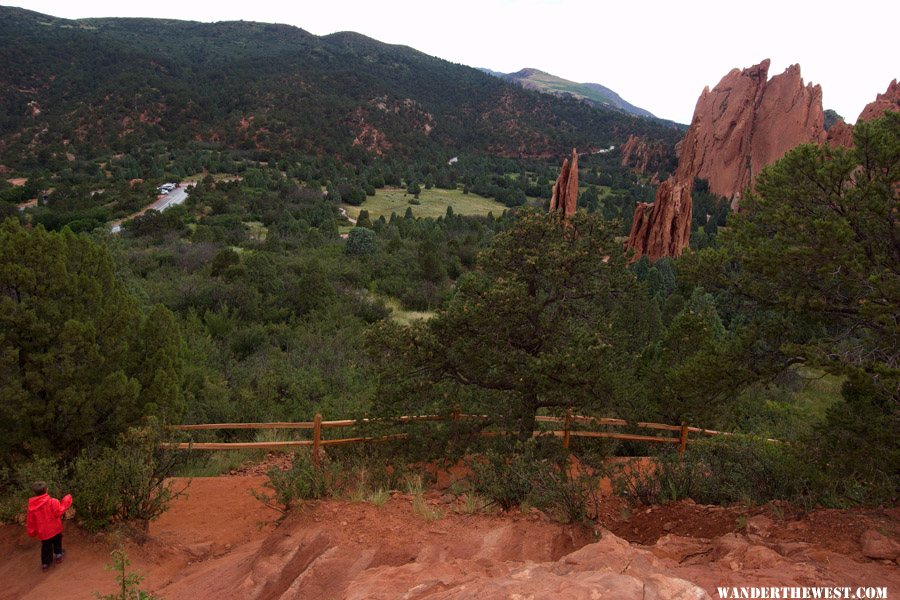 View from Sleeping Giant on a Rainy Day, Garden of the Gods