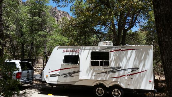 View from the campground