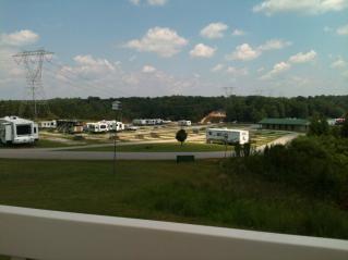 View of half of RV Park