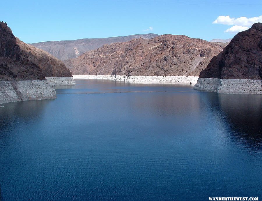 View of Lake Mead from Hoover Dam