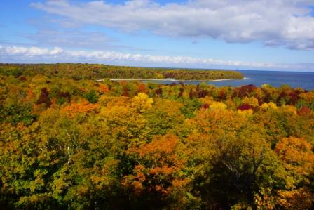 View of the bay of Green Bay in late September 2012