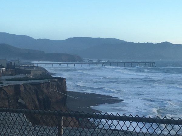 View to the south fro San francisco RV park