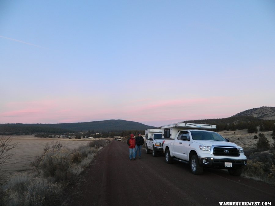 Waiting for the eagle "flyout".