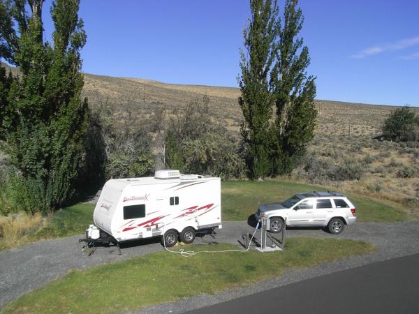 Wanapum State Park in Washington, near Ginko Petrefied Forest State Park