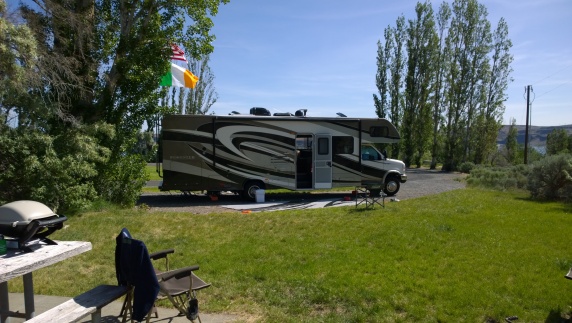 Wanapum State Park, WA- site 41-- Our favorite!