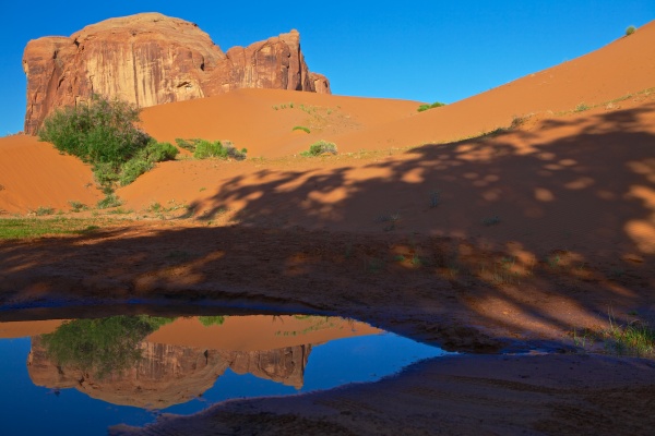 Water Pocket Reflection, Monument Valley Tribal Park