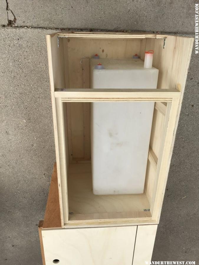 Water tank seat box