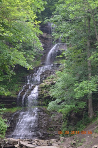 Waterfall at Gauley Bridge, WV