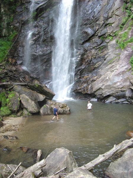 Waterfall on Bear Lake, NC.