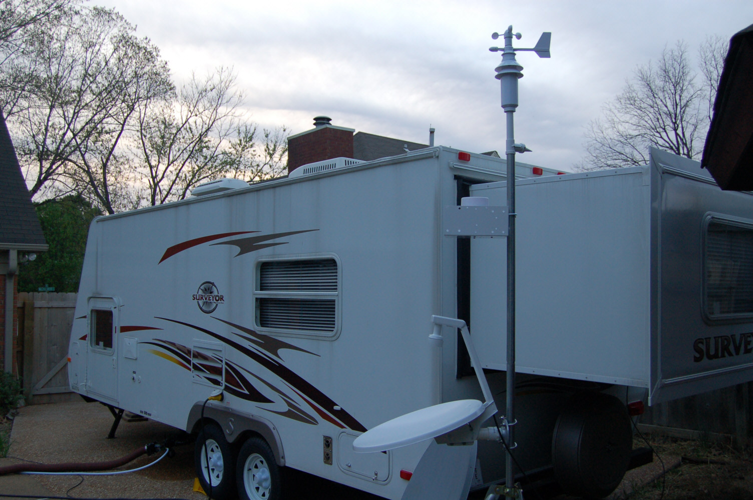 Weather Station and Sat Dish