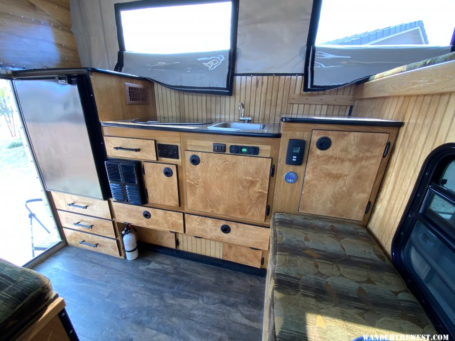 Wide angle of galley