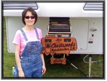 Wife with new sign, Canton Texas