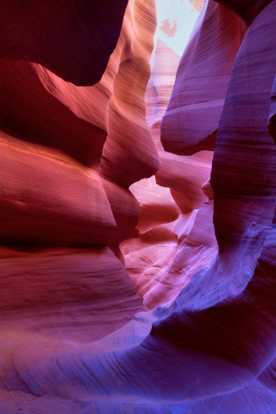 Winding Path of Color, Lower Antelope Canyon, Navaho Tribal Park