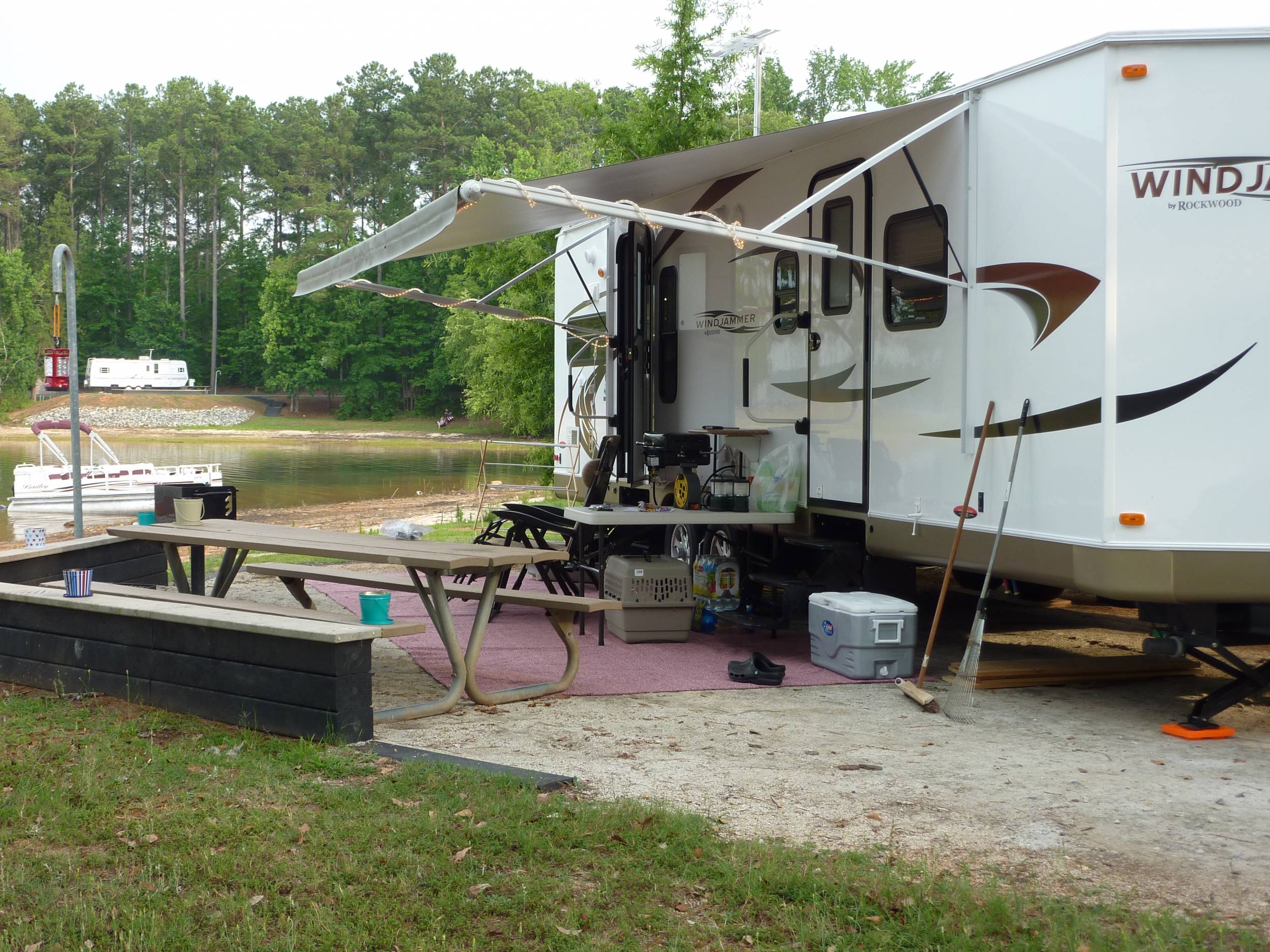 Windjammer 3002W at Oconee Point Campground, Seneca, SC