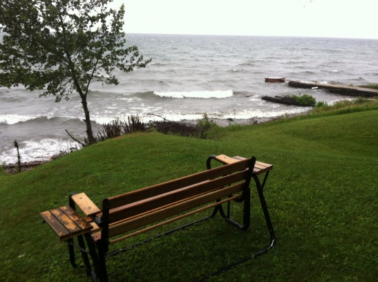 Windy day at the cottage.