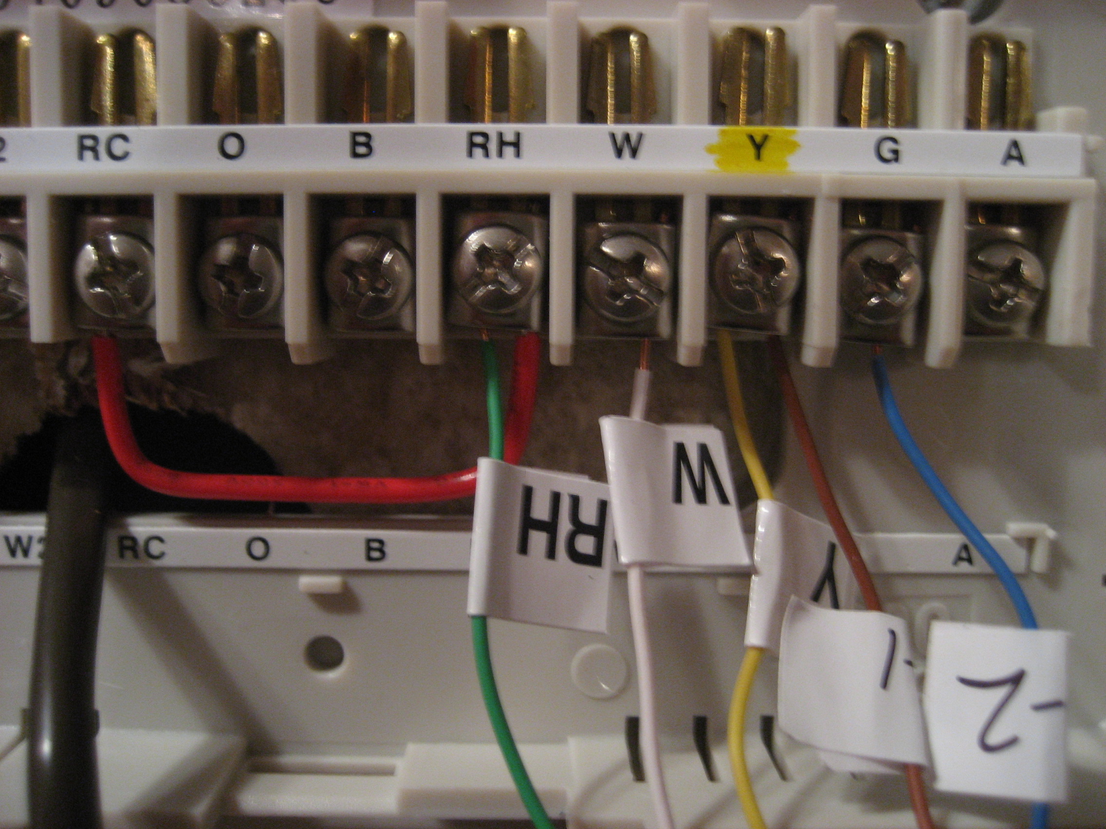 Wiring on new RiteTemp 8085C