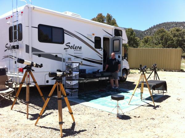 Working in Big Bear California RTMC Telescope Demo