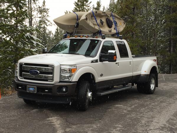 Yellowstone 2016 as it began to snow.