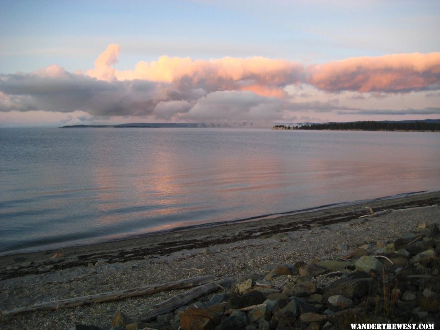 Yellowstone Lake at Dawn